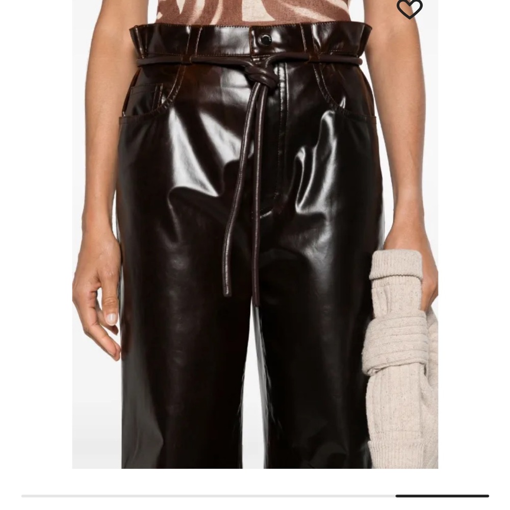 Nanushka Dark Brown Trouser